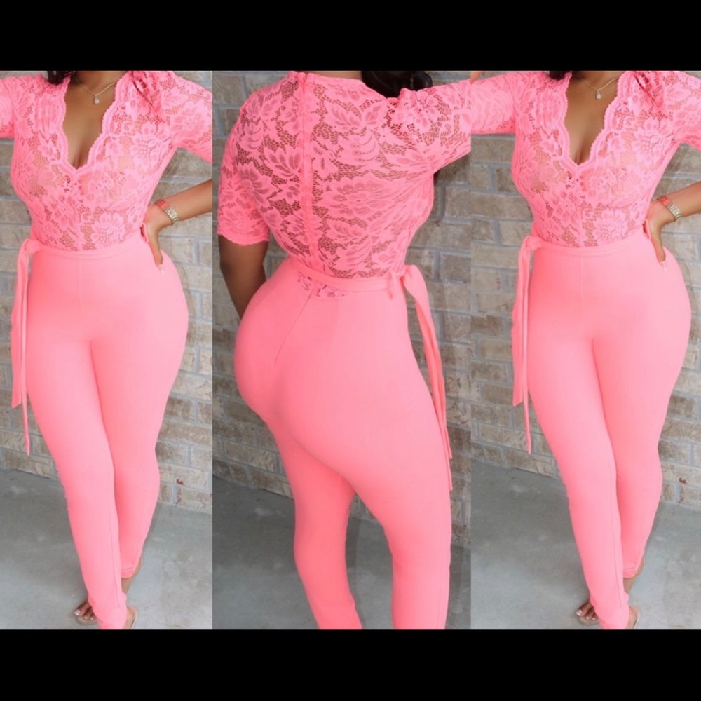 Pink Jumpsuit